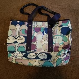 Navy Coach Purse